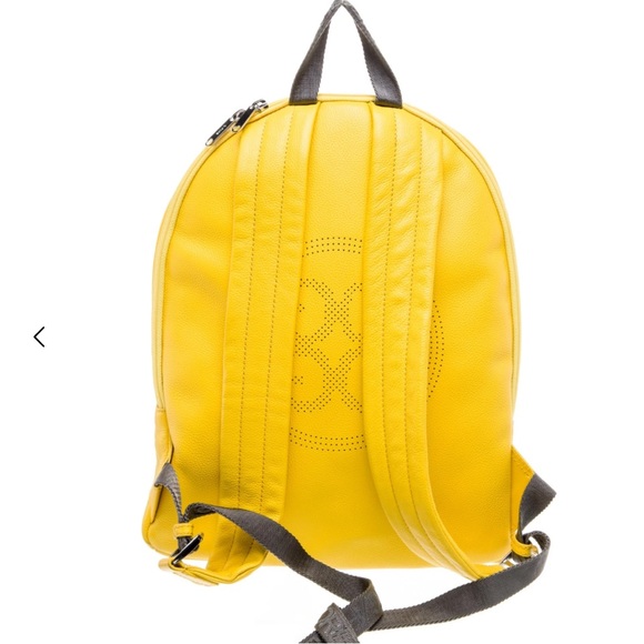 G/FORE Cyber Embossed Full Grain Genuine Leather Skull & Tees Unisex Backpack - Picture 2 of 16